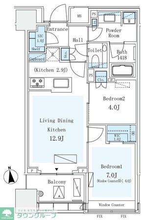 パークコート ザ・三番町ハウスの物件間取画像